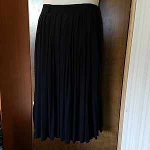 Full pleated black skirt by Joy 100% viscose